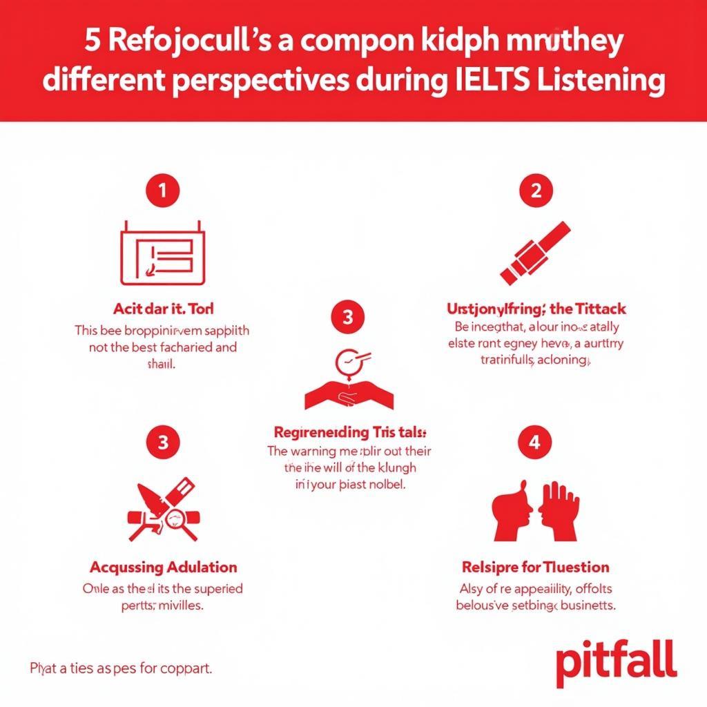 Common pitfalls in recognizing perspectives for IELTS Listening