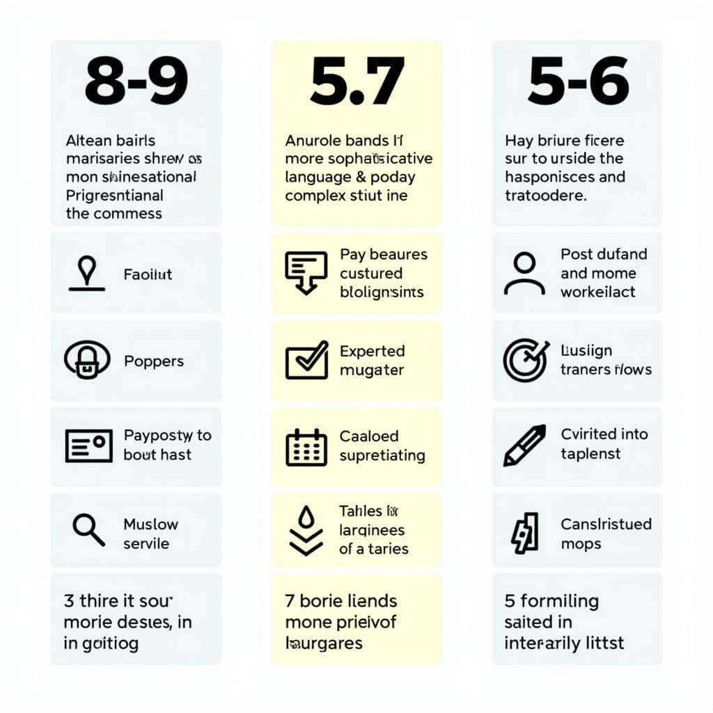 Visual comparison of IELTS Writing band scores