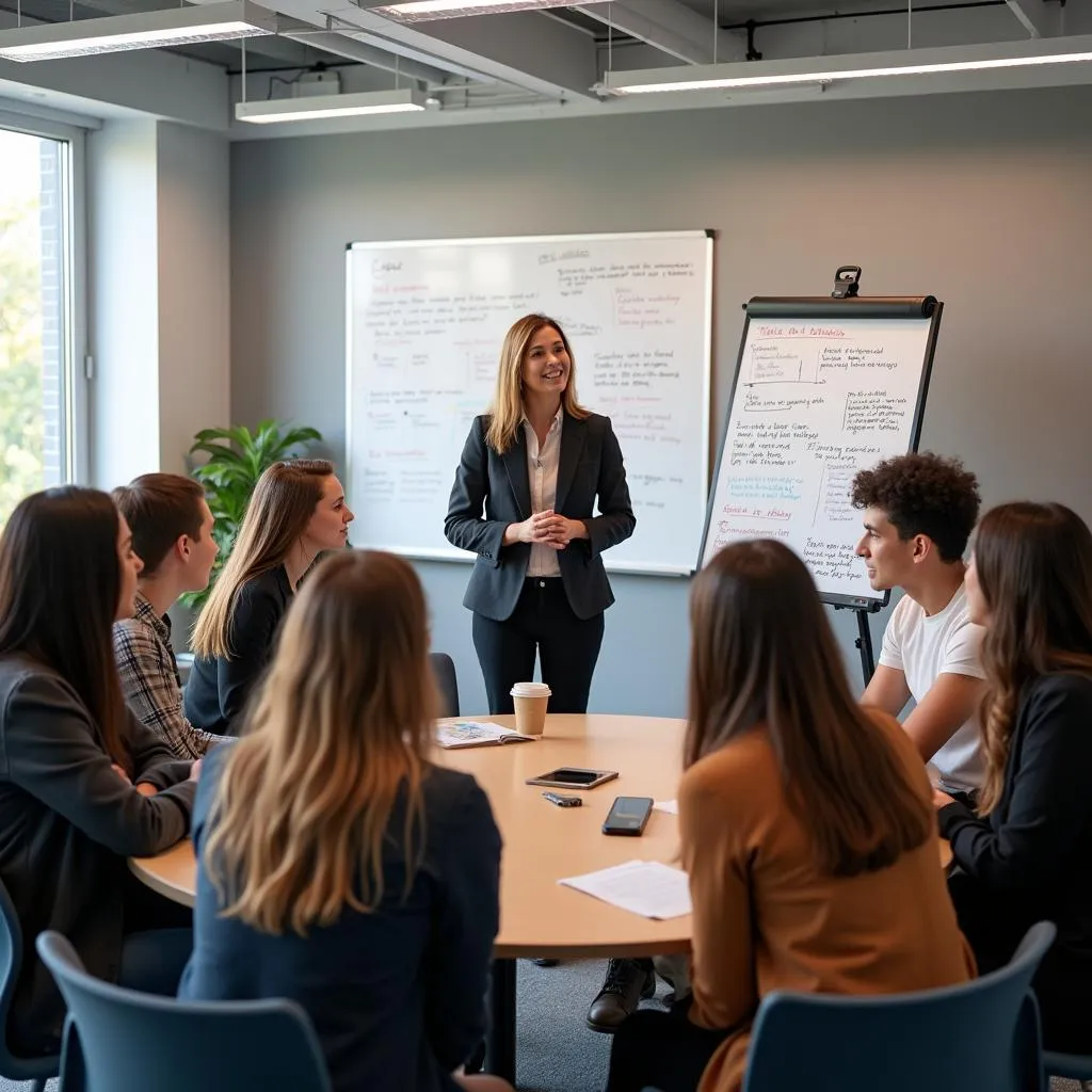 Confidence-building workshop at university