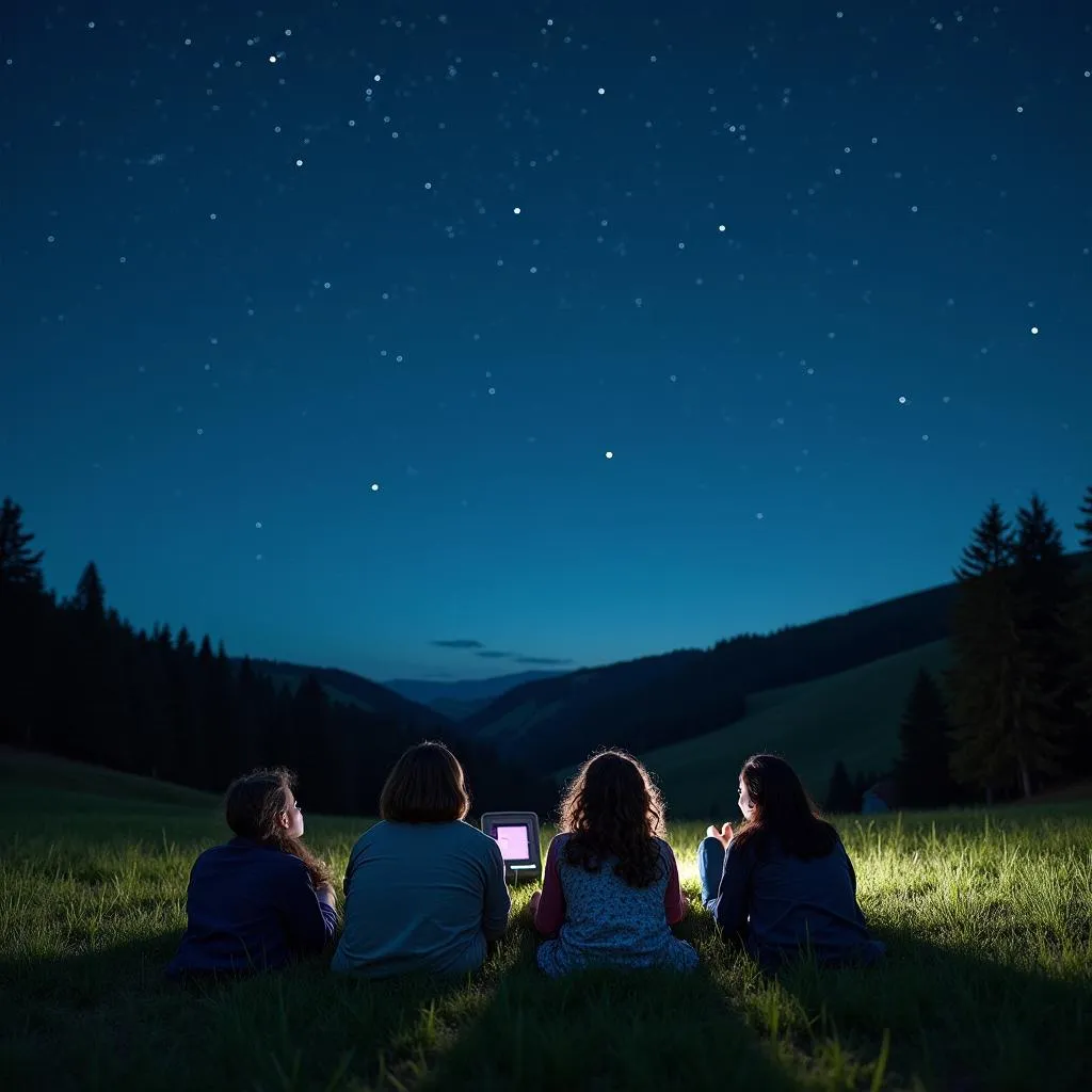 Countryside experience: stargazing session