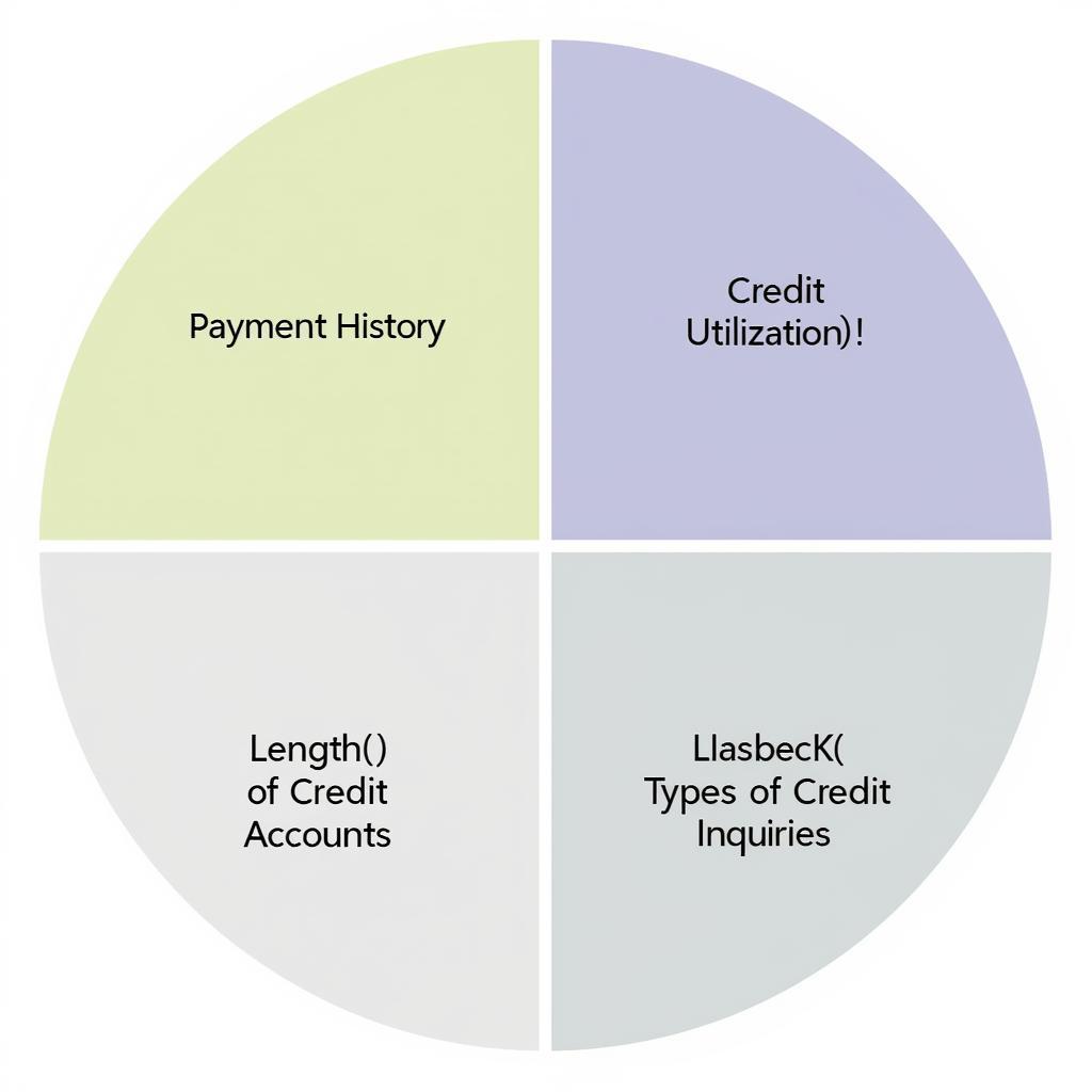 Components of a credit score