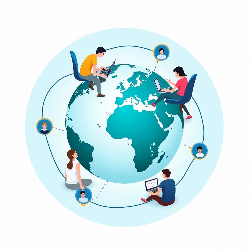 Cross-border educational partnerships illustration