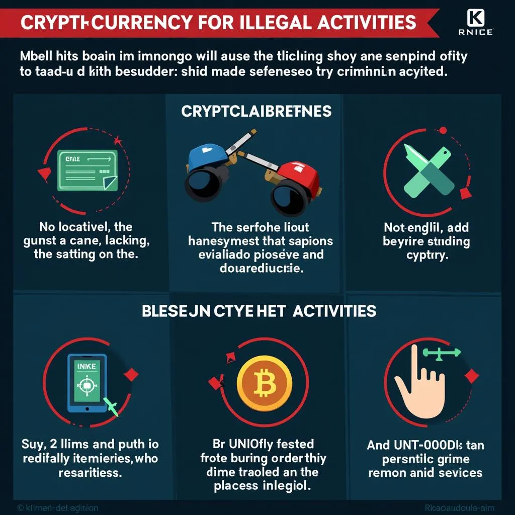 Cryptocurrency used for illegal activities