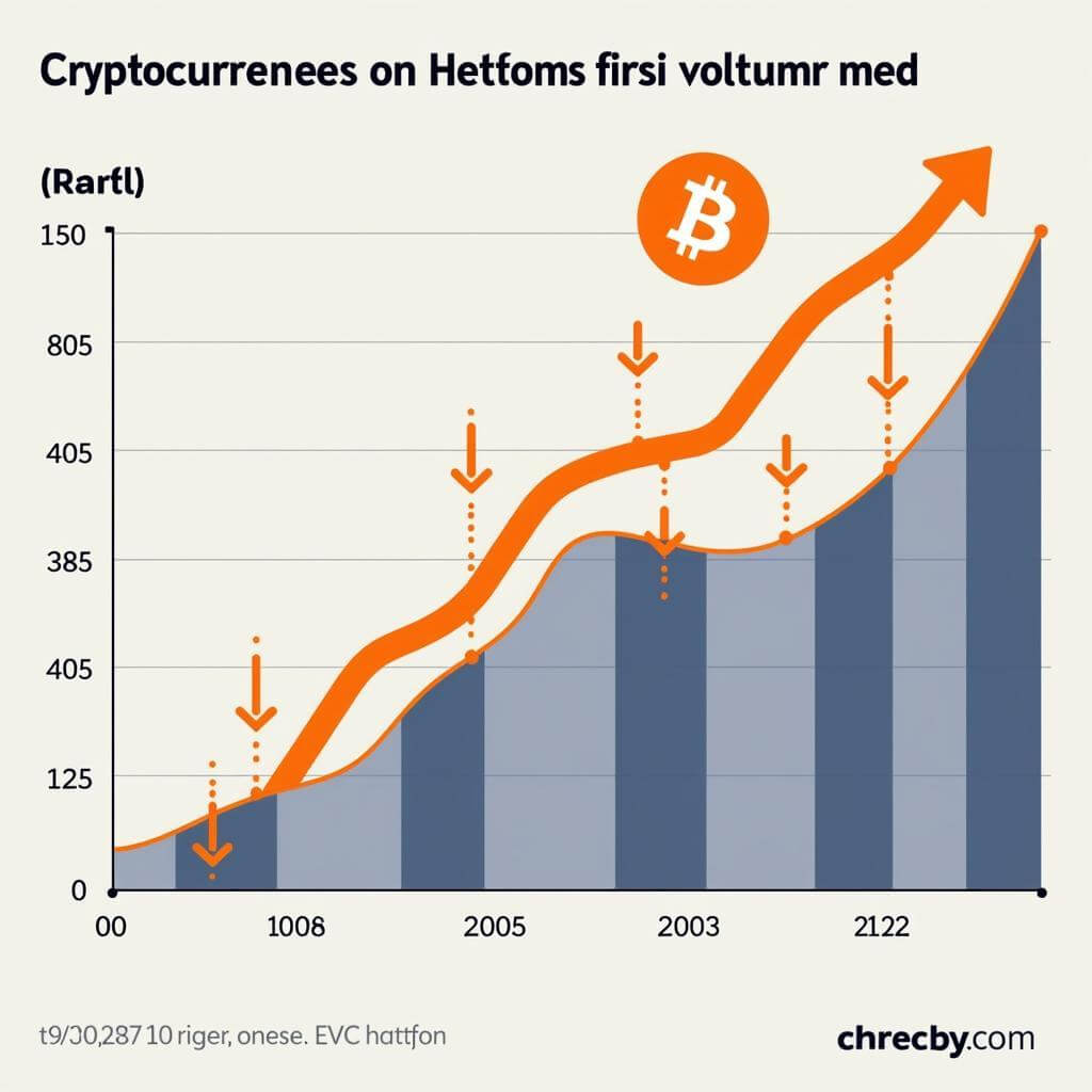 Cryptocurrency volatility: risk and reward concept