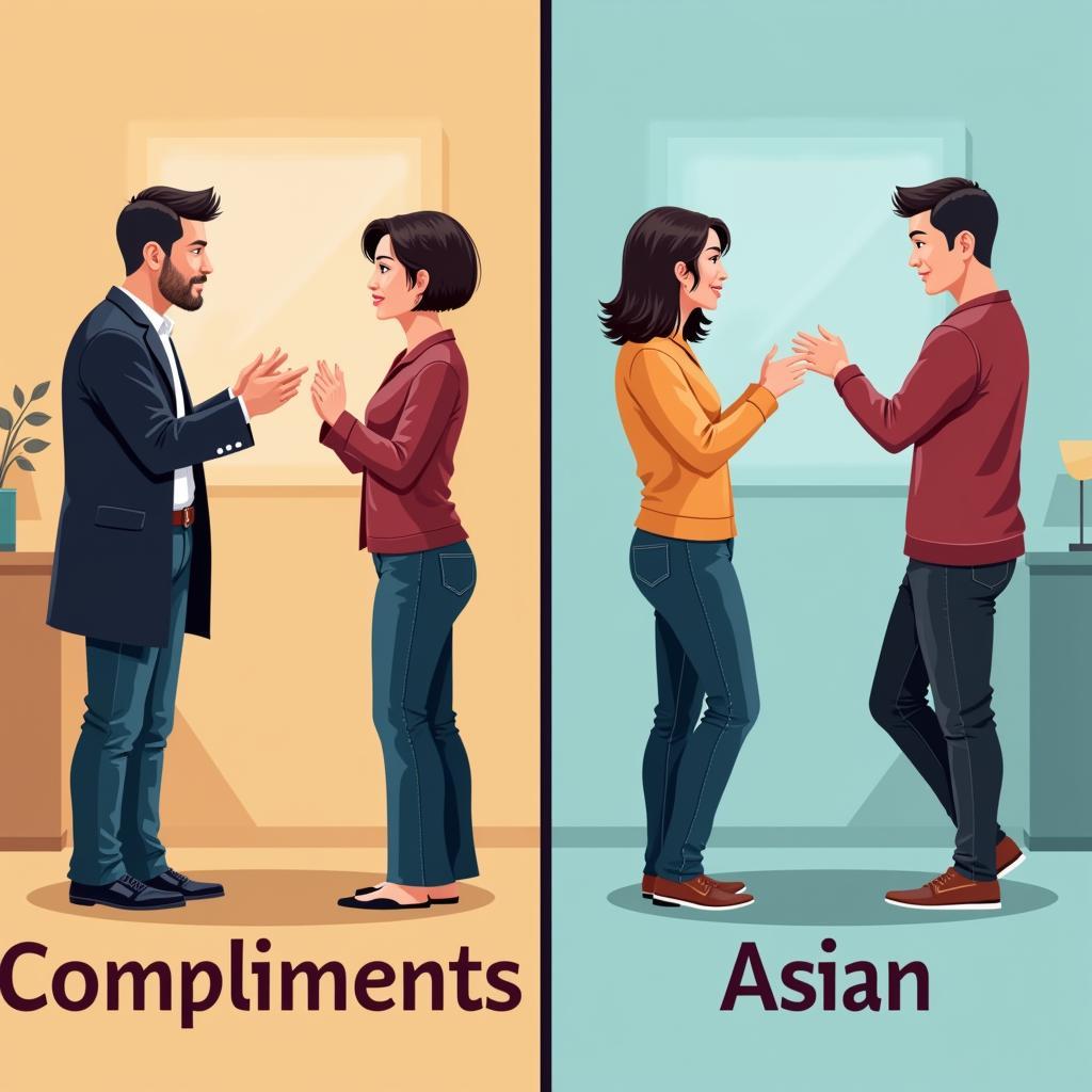 Cultural differences in giving and receiving compliments