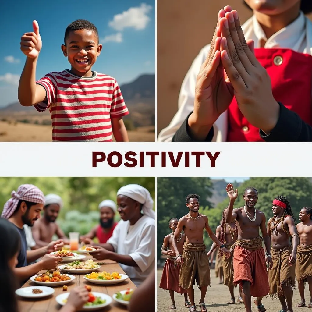 Cultural differences in expressing positivity