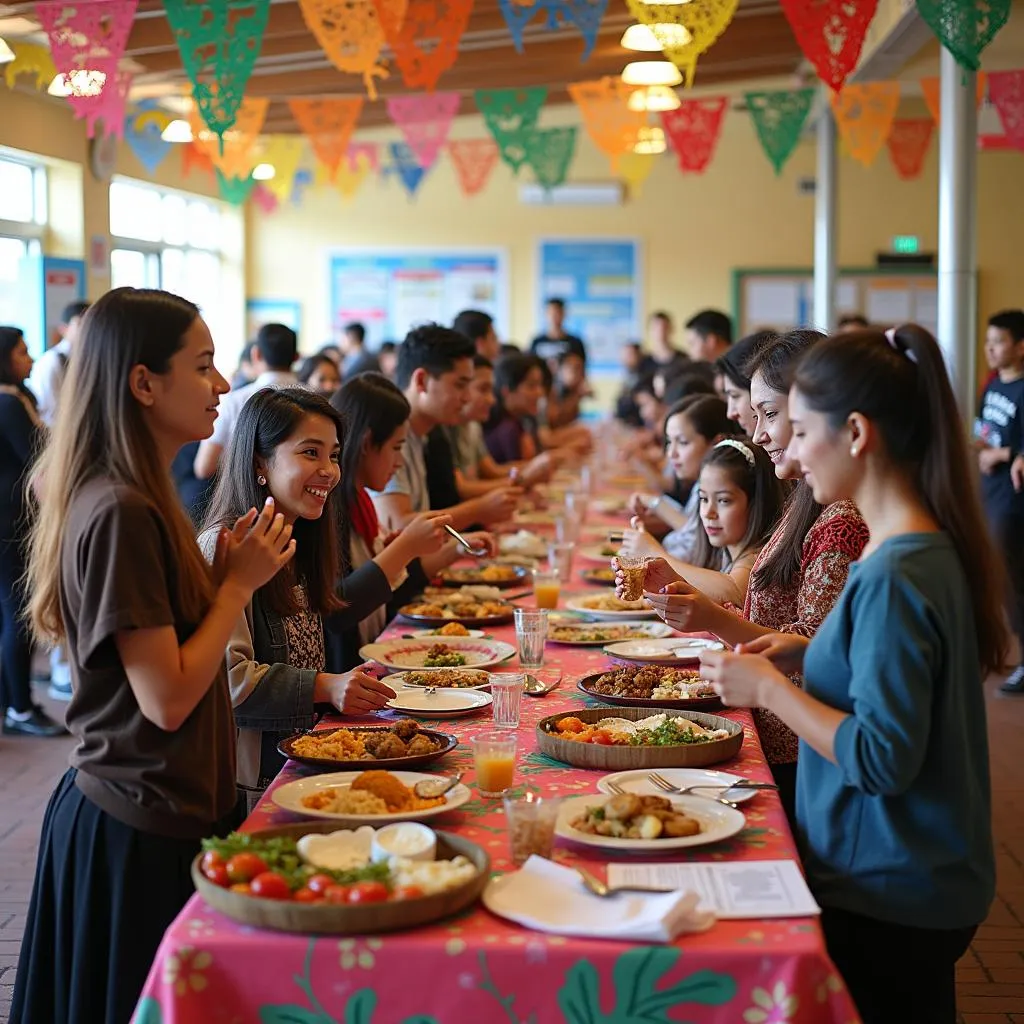 Cultural festival at a community center