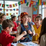 Cultural heritage day celebration in primary school