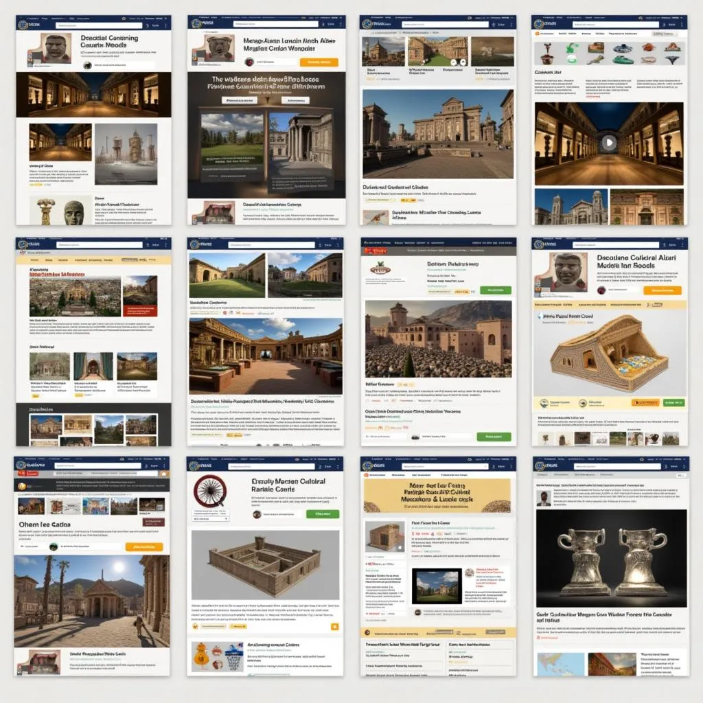 Educational websites promoting cultural heritage