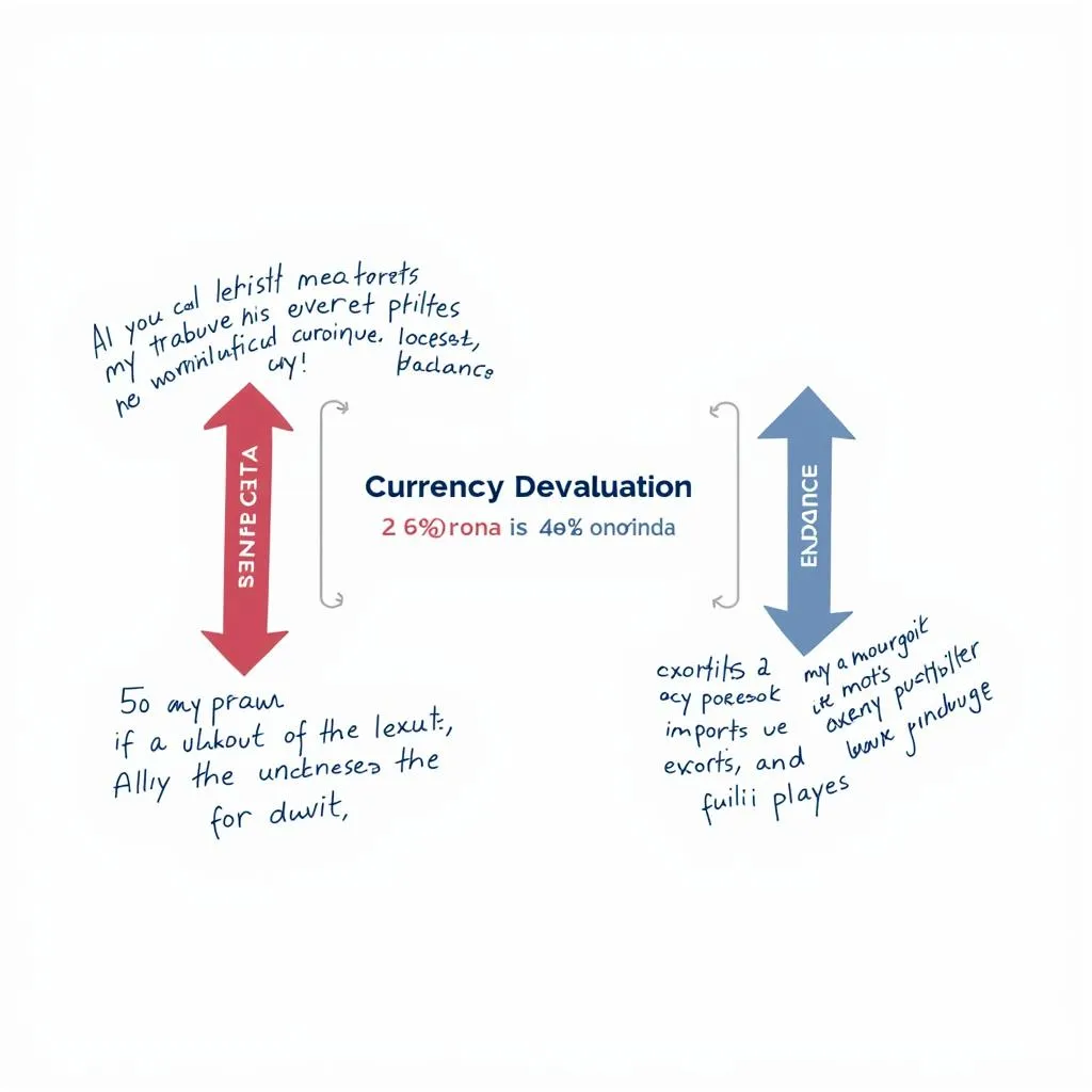 Effects of currency devaluation on international trade