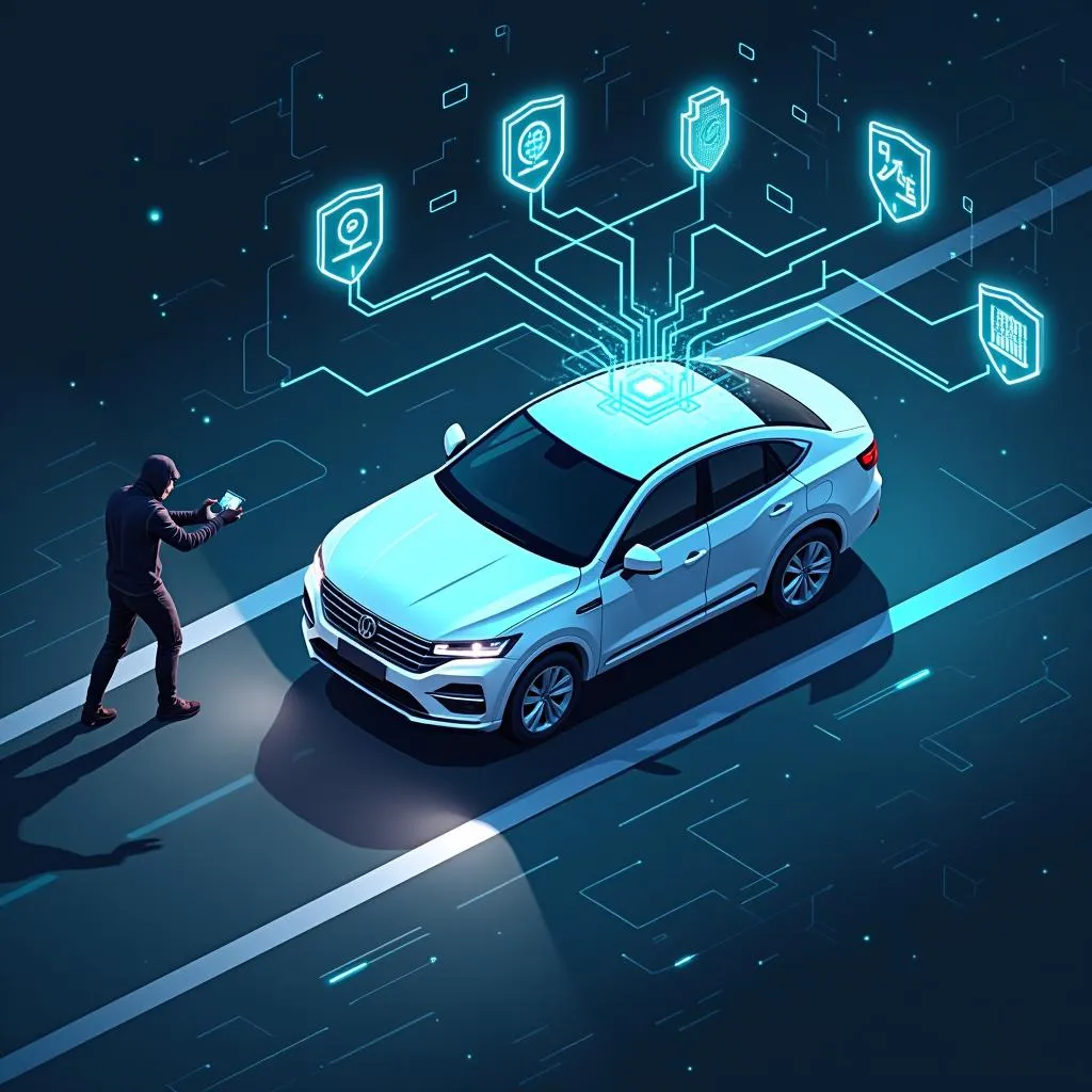 Cybersecurity risks of self-driving cars