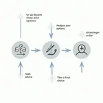 Decision-making process illustration