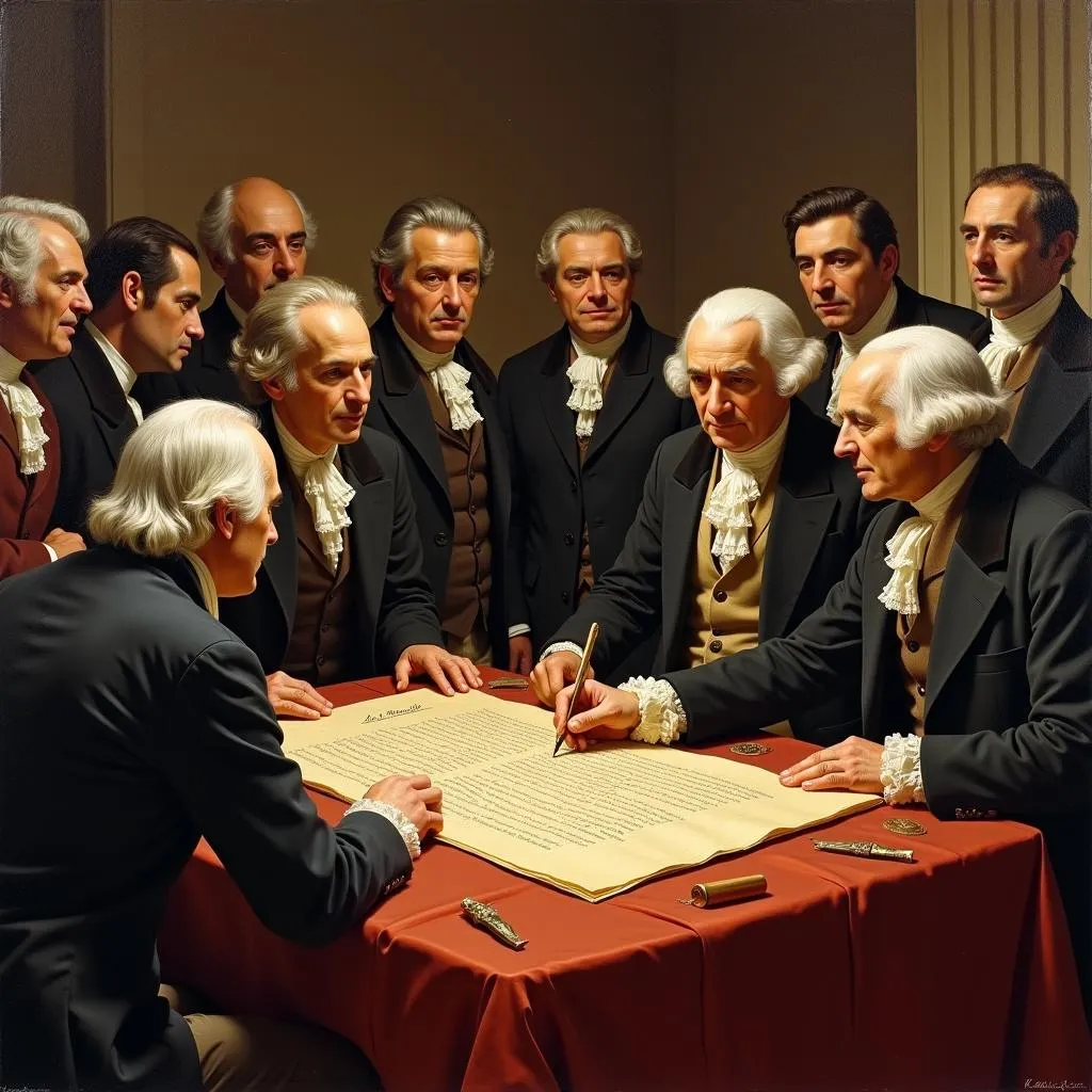 Signing of the Declaration of Independence