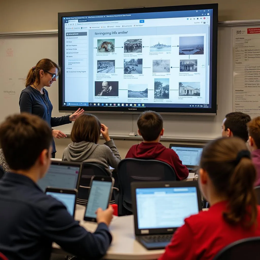 Digital archives enhancing history education