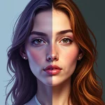 Digital art versus traditional art