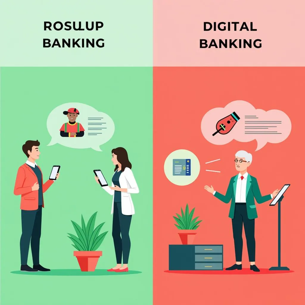 Digital banking services impact on society