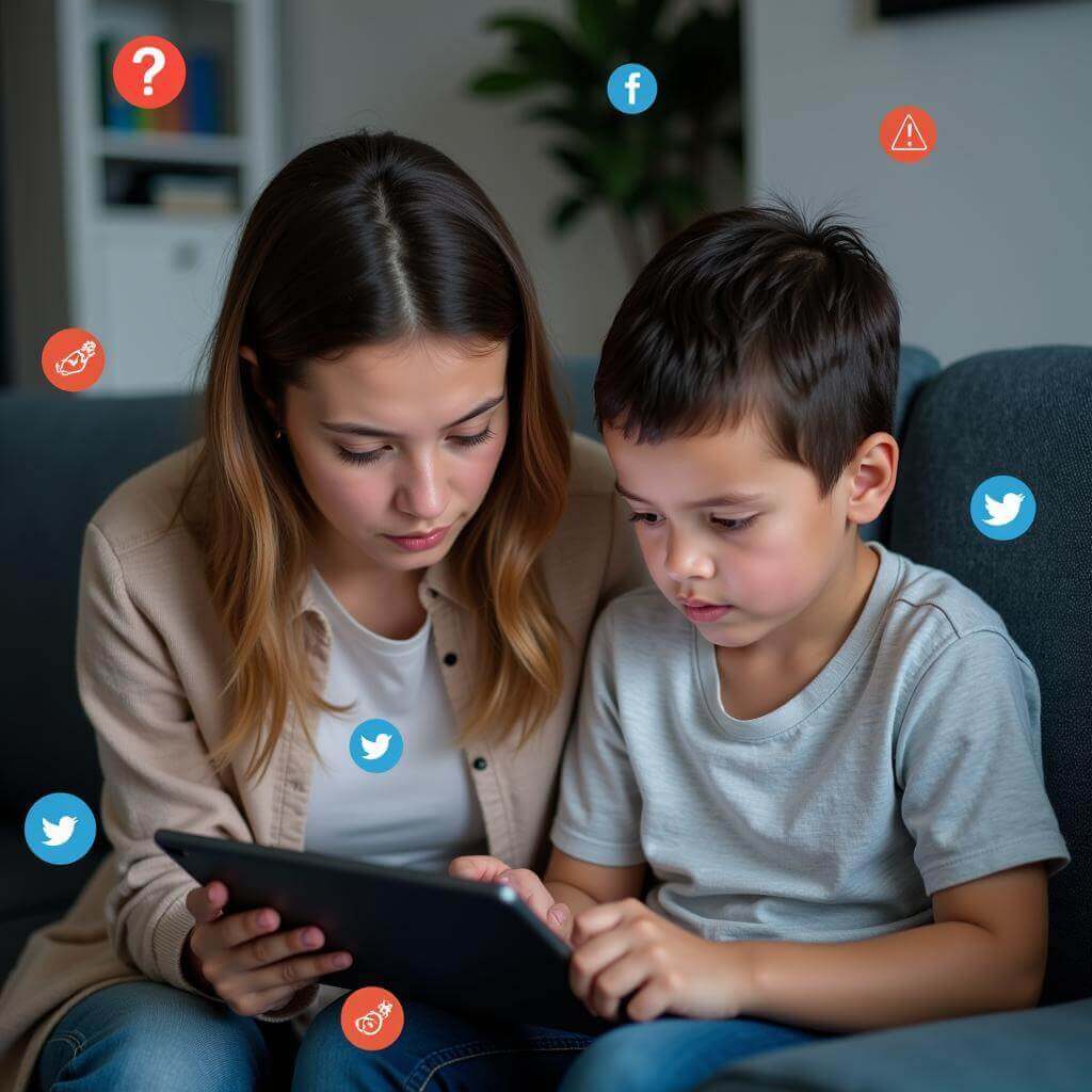 Digital parenting challenges with internet and social media