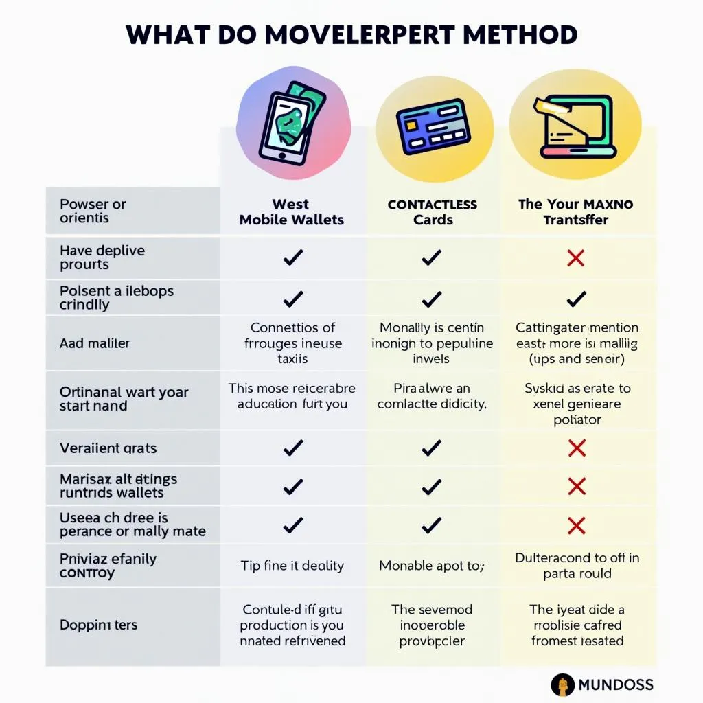 Comparison of digital payment methods