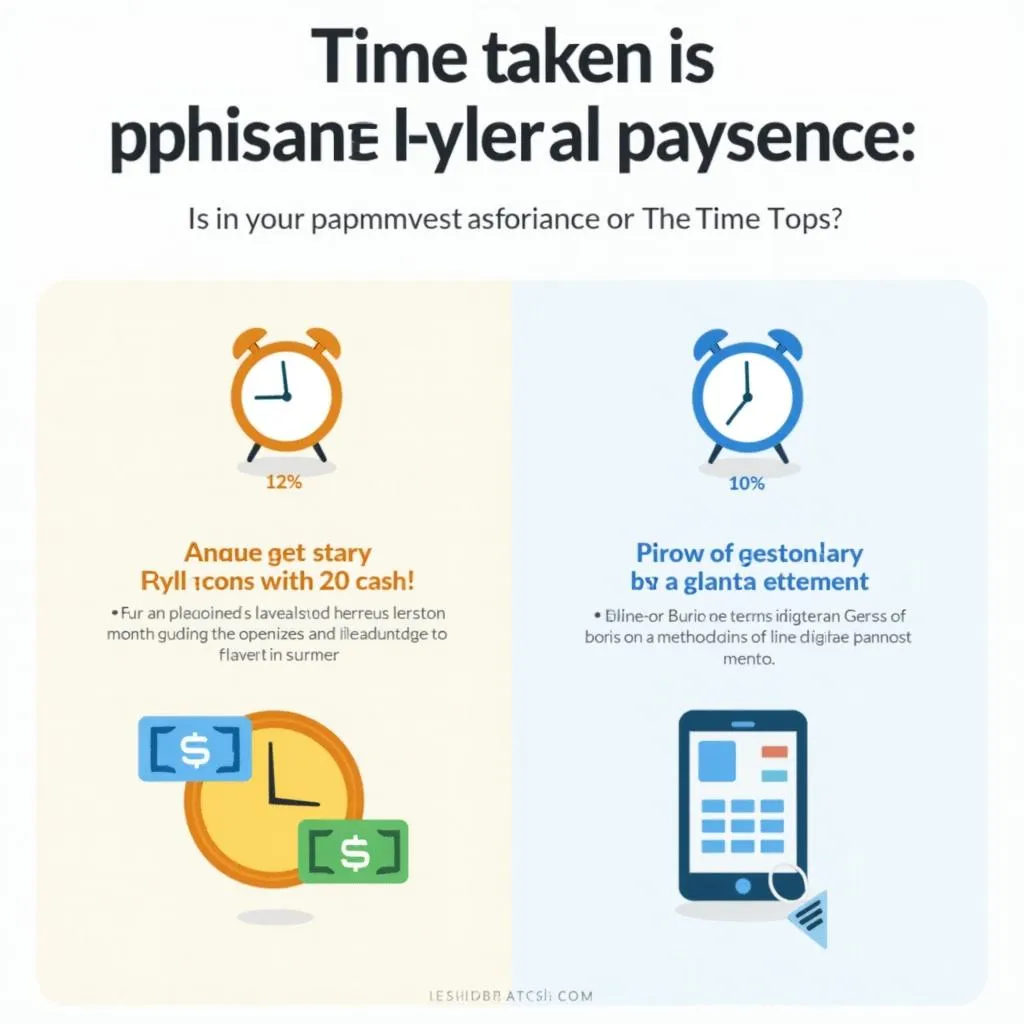 Cash versus digital payment speed