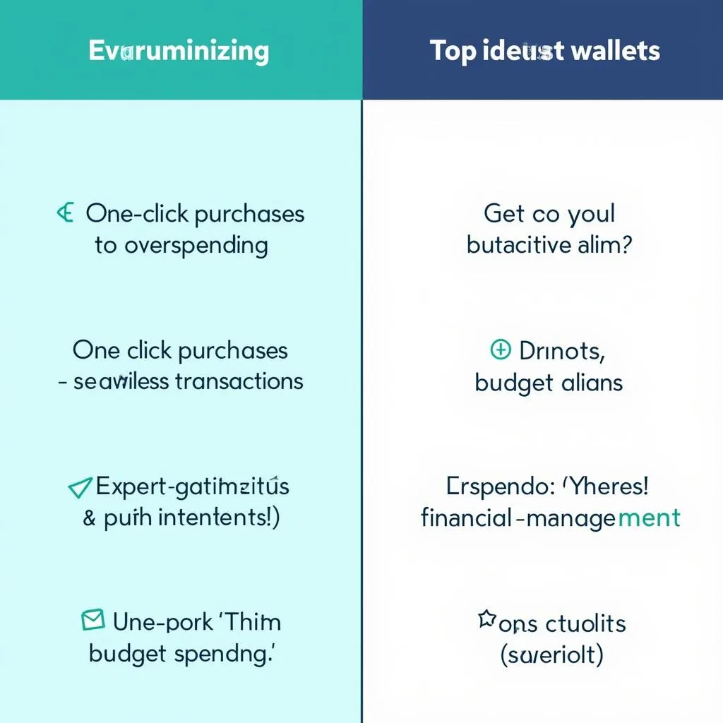 Digital wallet features comparison