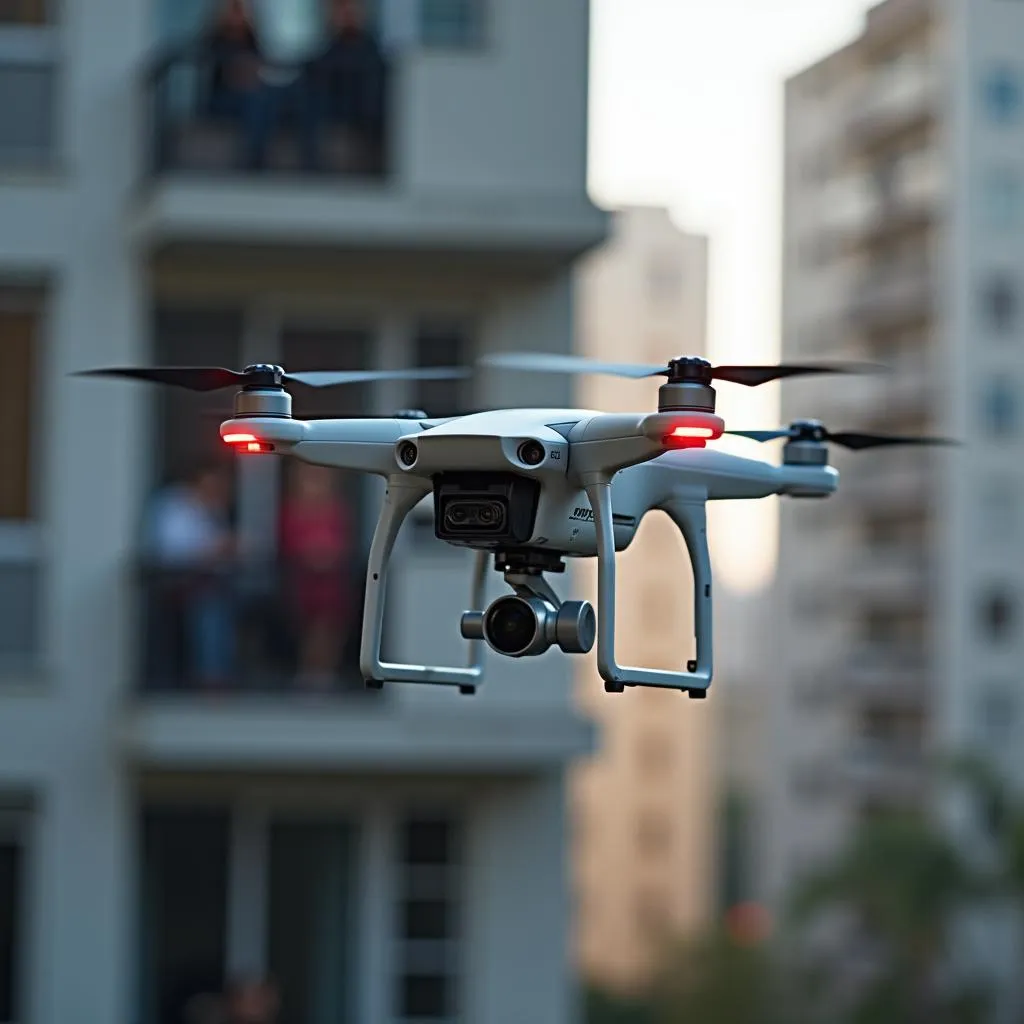 Drone privacy concerns in residential areas