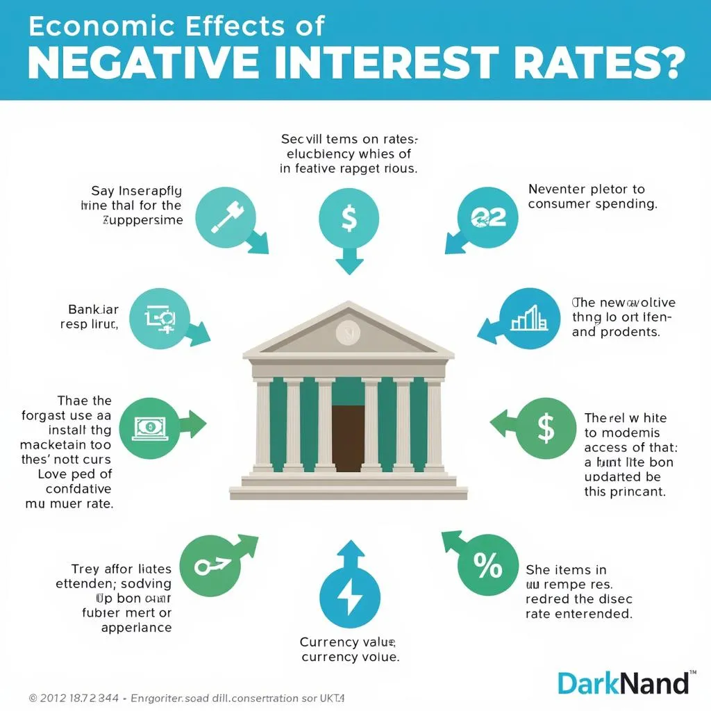 Economic Effects of Negative Interest Rates Infographic