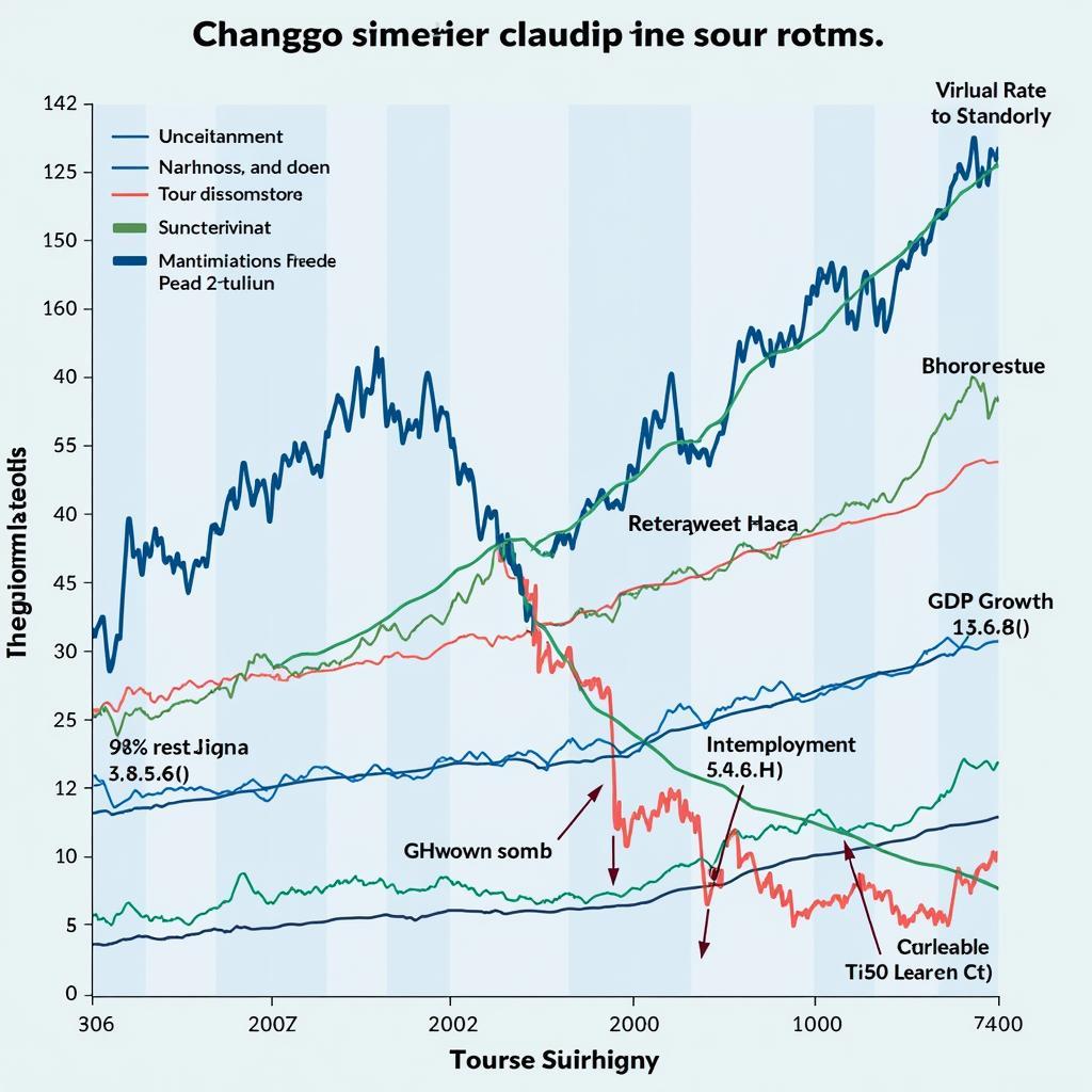 Chart of key economic indicators