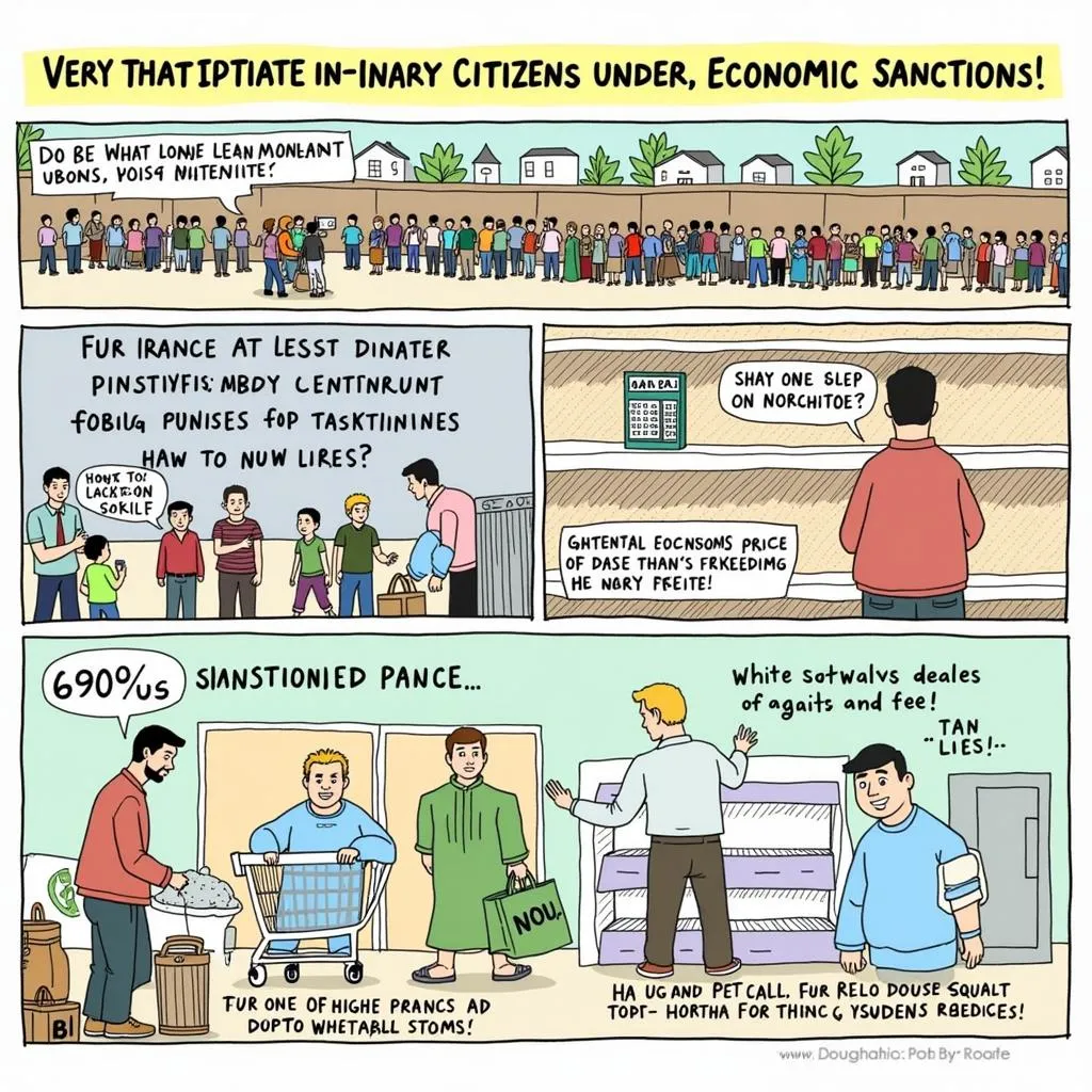 Impact of economic sanctions on ordinary citizens