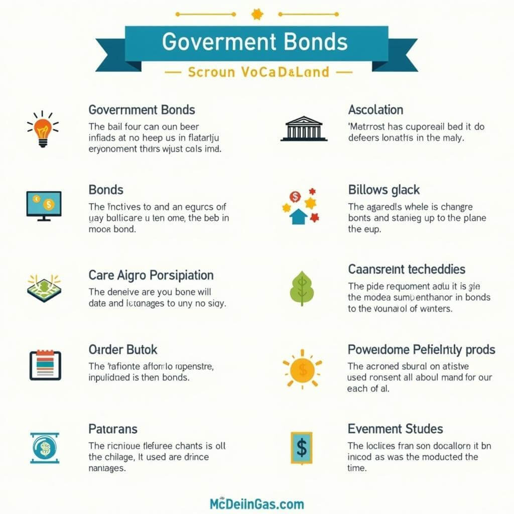 Key economic terms infographic