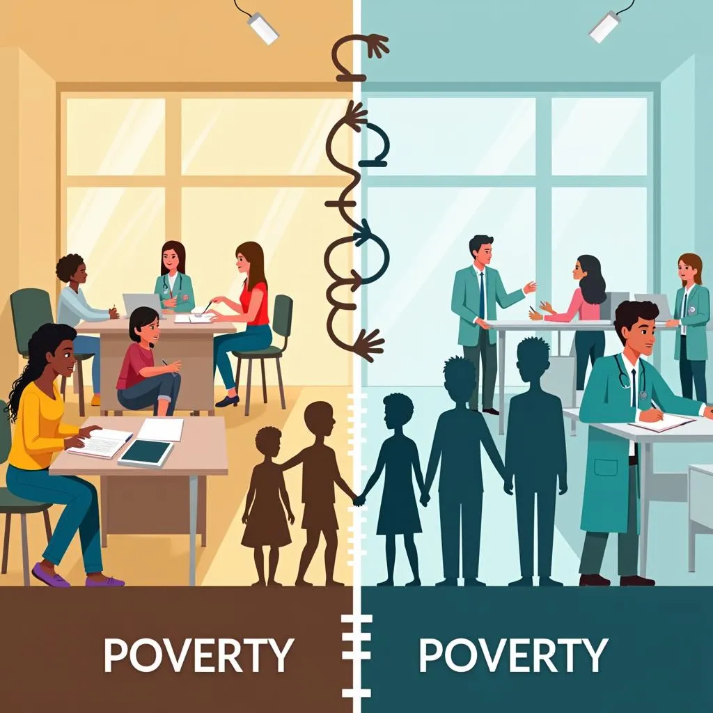 Education and healthcare in poverty reduction