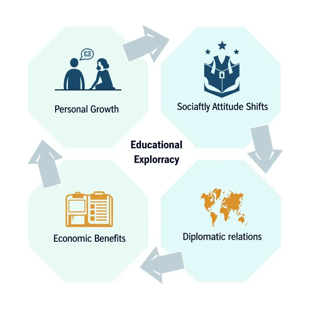 Educational exchange programs' impact on cultural diplomacy