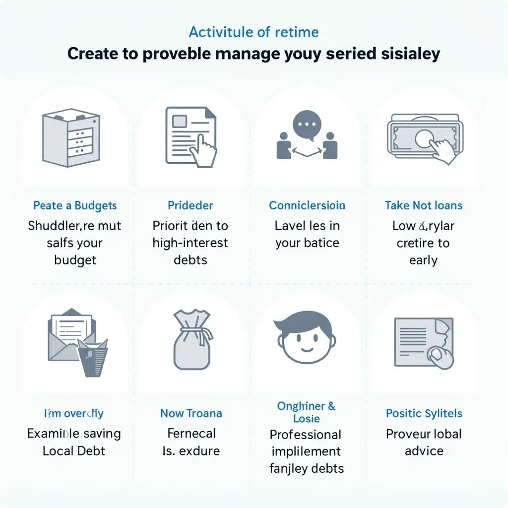 Effective Debt Management Strategies Infographic