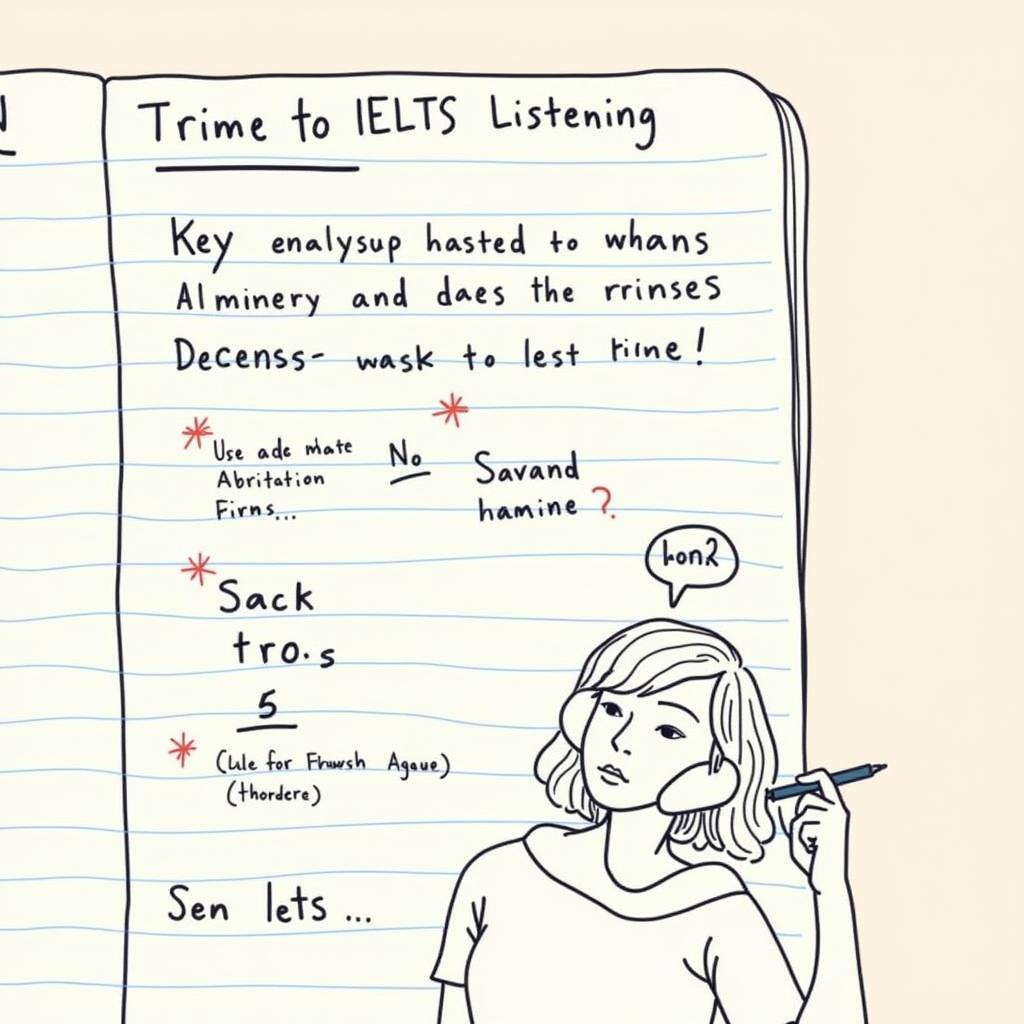 Effective note-taking techniques for IELTS listening