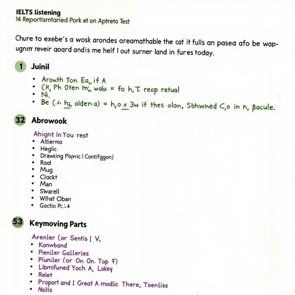 Effective note-taking techniques for IELTS Listening