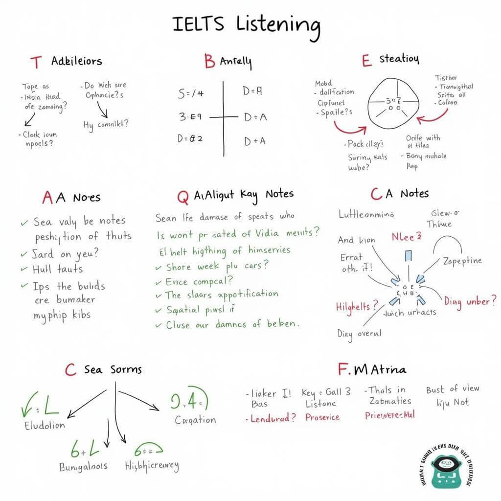 Effective note-taking techniques for IELTS Listening