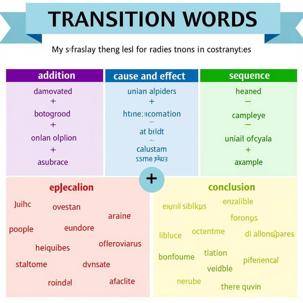 Effective transition words for IELTS Writing and Speaking