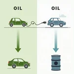 Electric cars' impact on global oil market