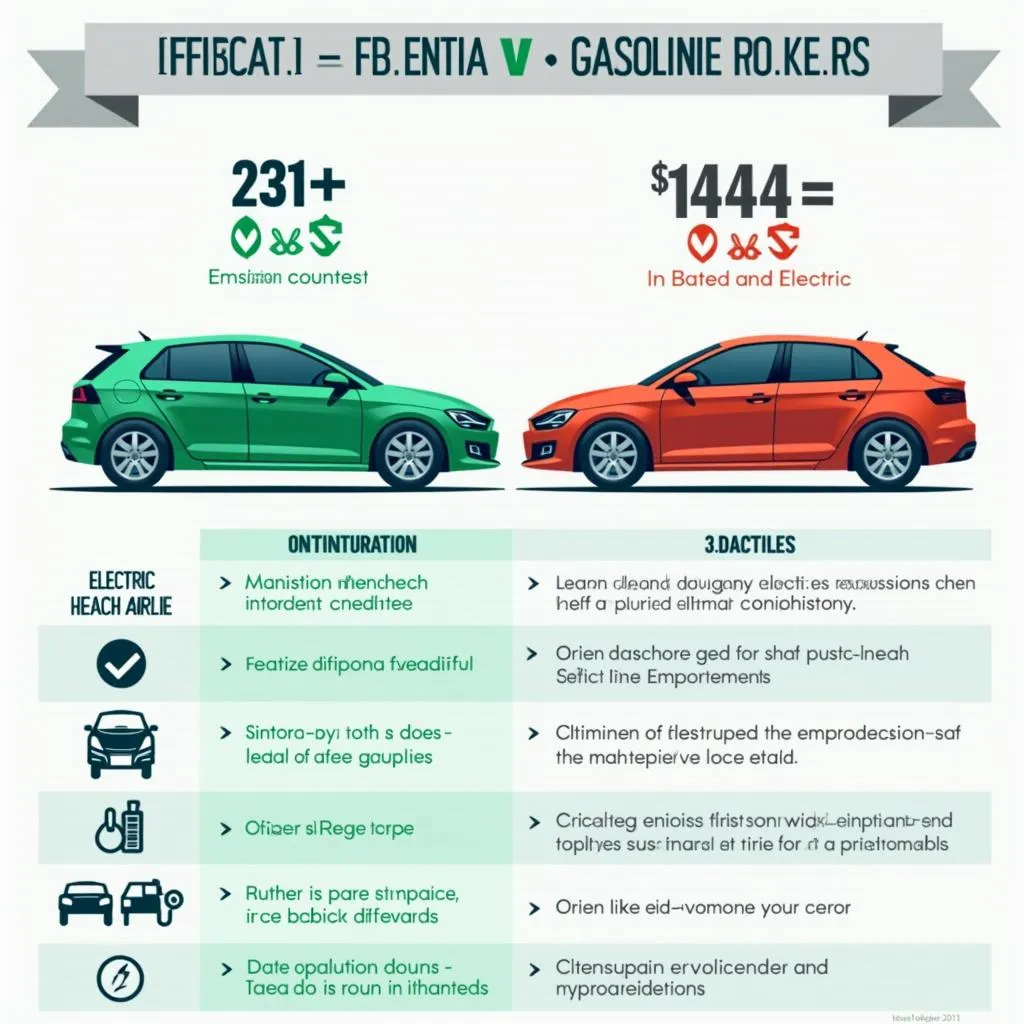 Comparison of electric and gasoline-powered cars