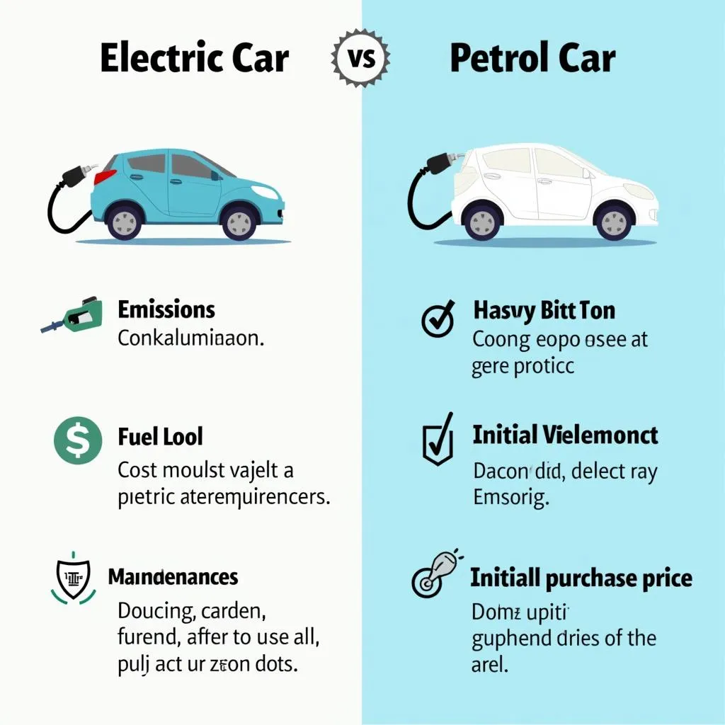 Electric vs petrol car comparison