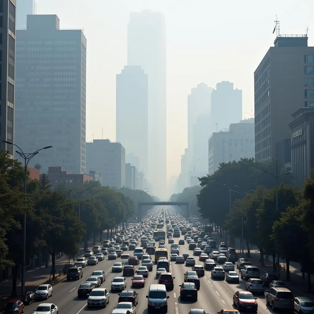 Urban environmental issues: air pollution and traffic