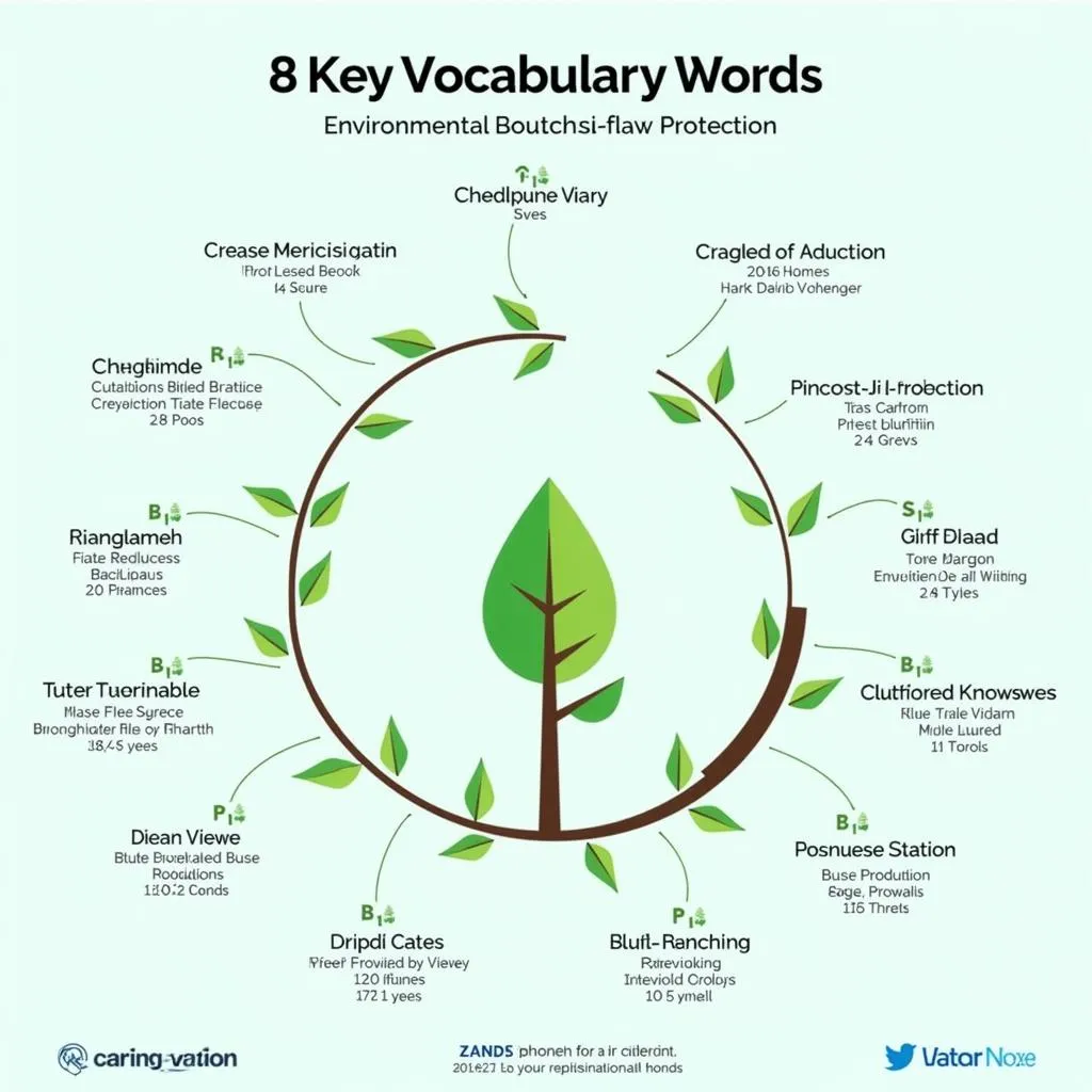 Key vocabulary for IELTS Writing Task 2 on environmental protection