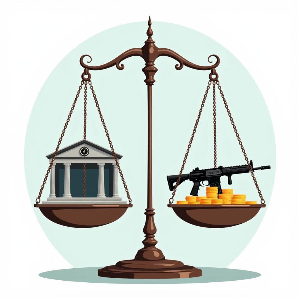 Ethical banking practices in arms industry investment