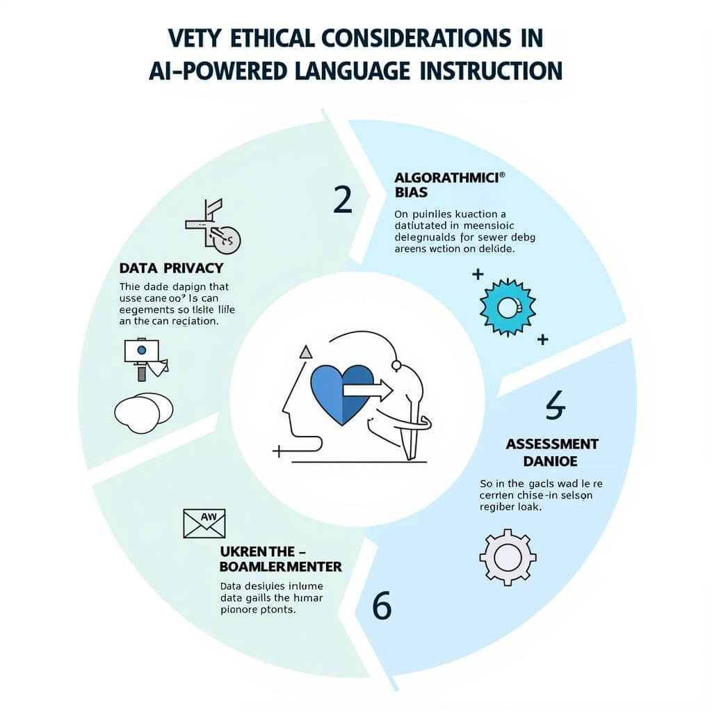 Ethical considerations in AI-powered language instruction