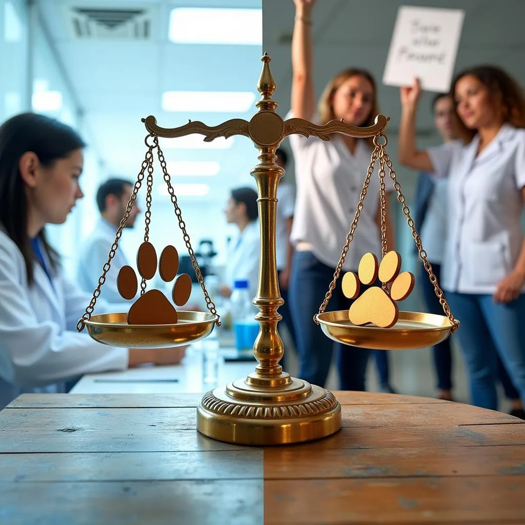 Ethical debate on animal testing