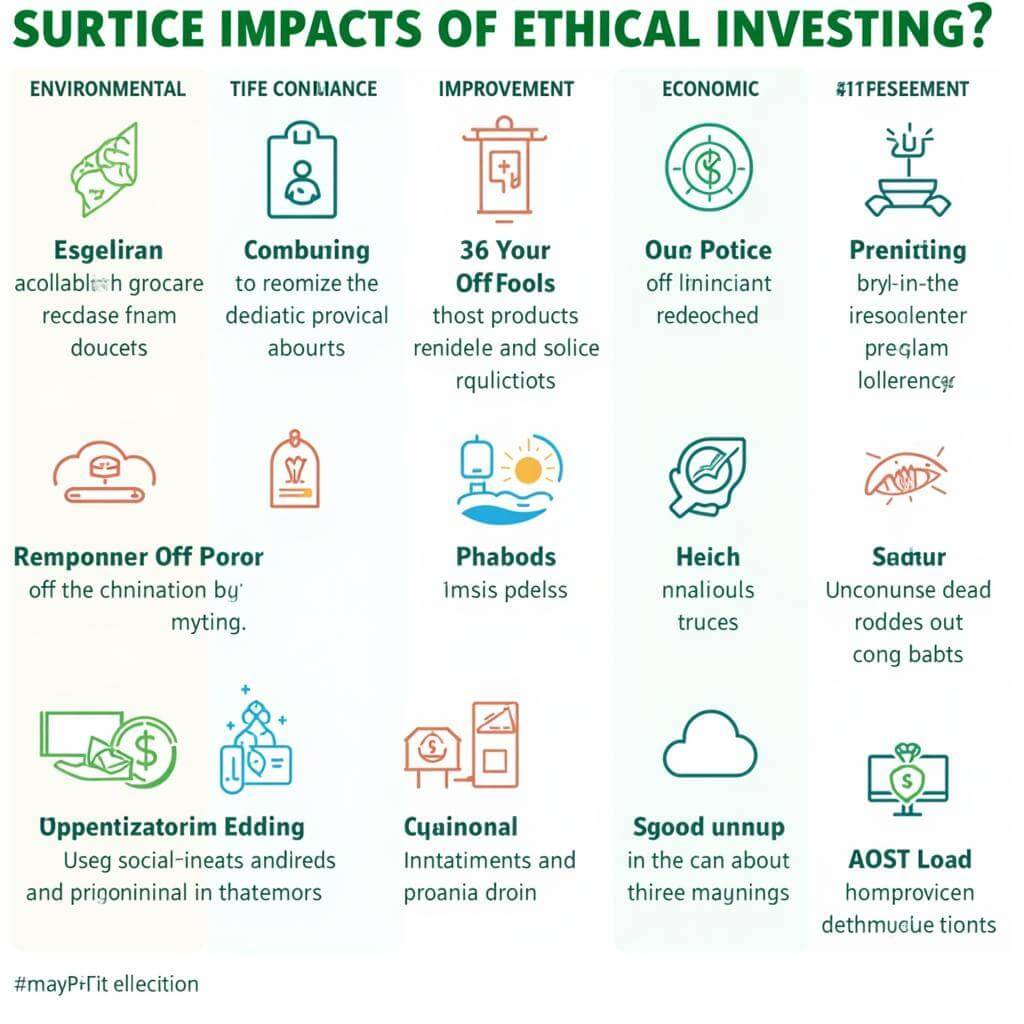 Chart showing the positive impacts of ethical investing