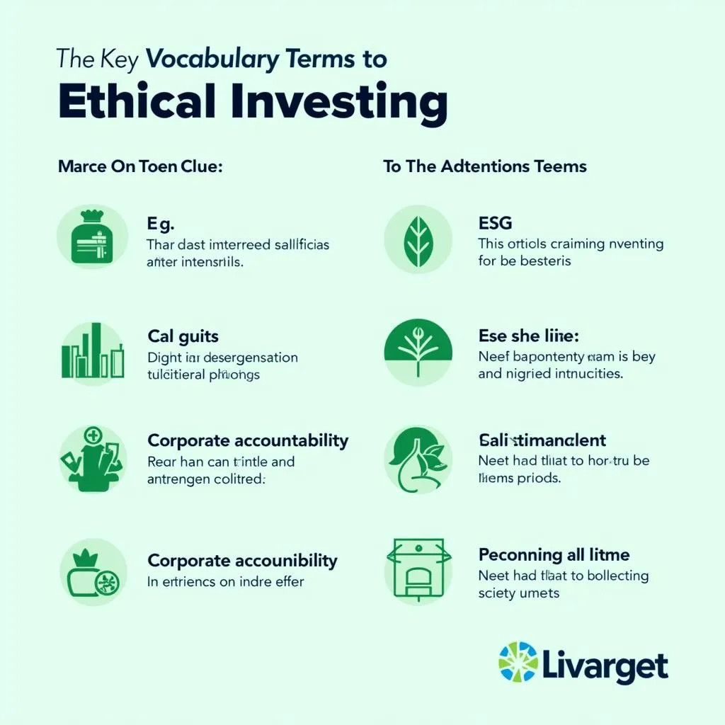 Key vocabulary for ethical investing in IELTS essays