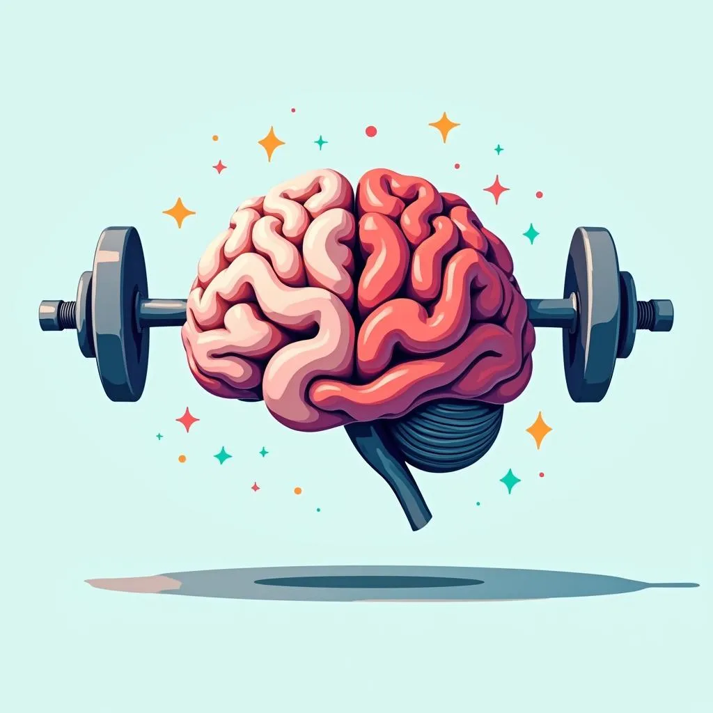 Exercise and mental health concept