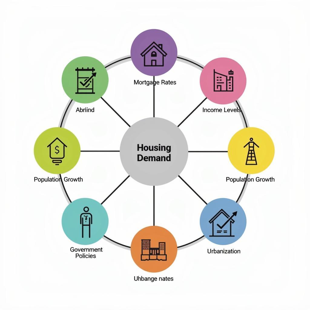 Infographic of factors influencing housing demand