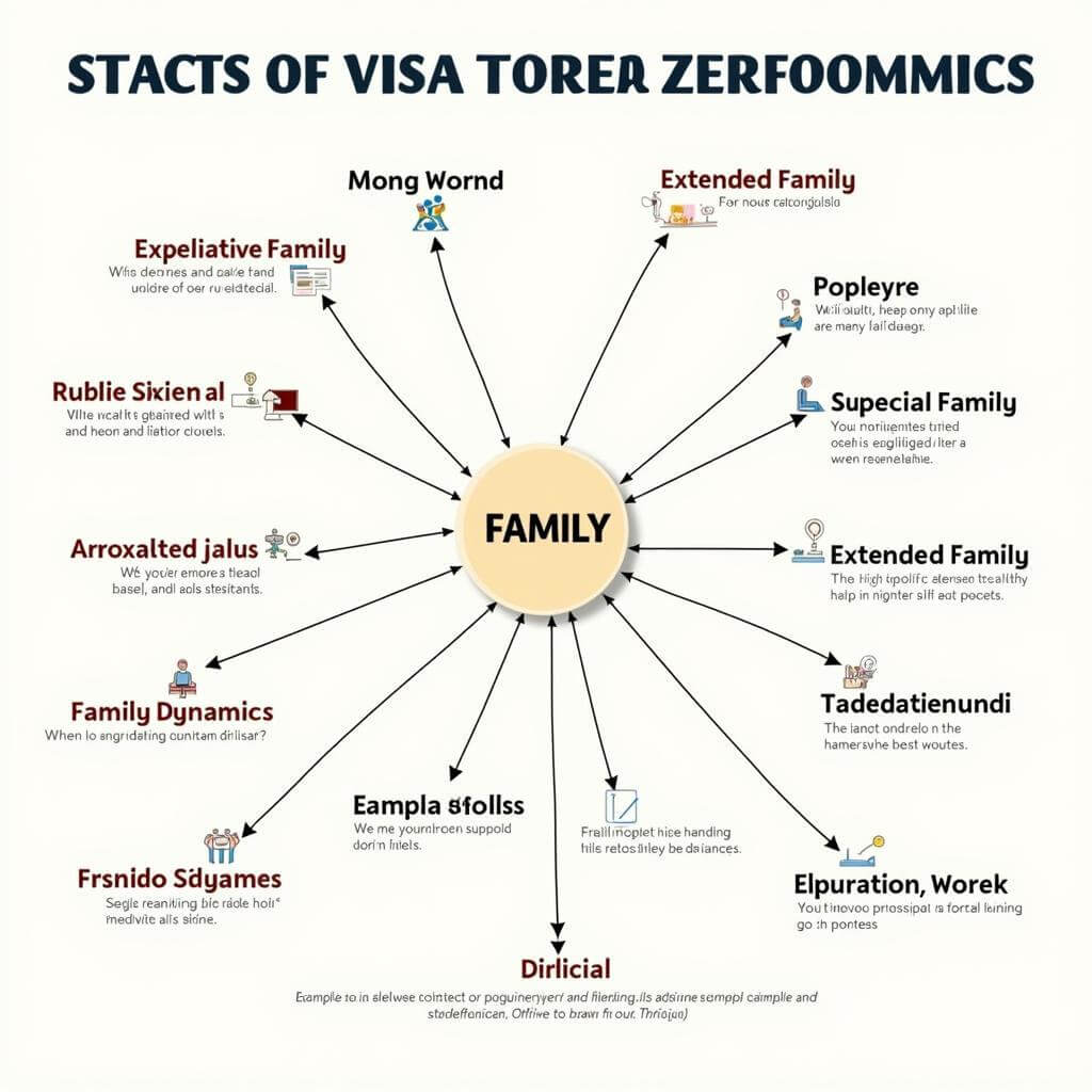 Family vocabulary infographic