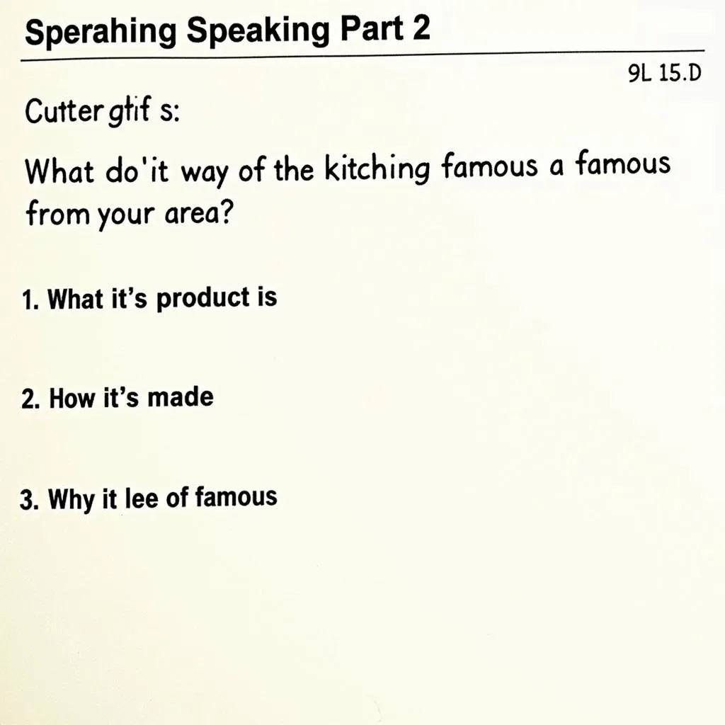 IELTS Speaking Part 2 Cue Card